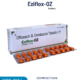 Eziflox-OZ Tablets with Ofloxacin and Ornidazole for bacterial and parasitic infections.