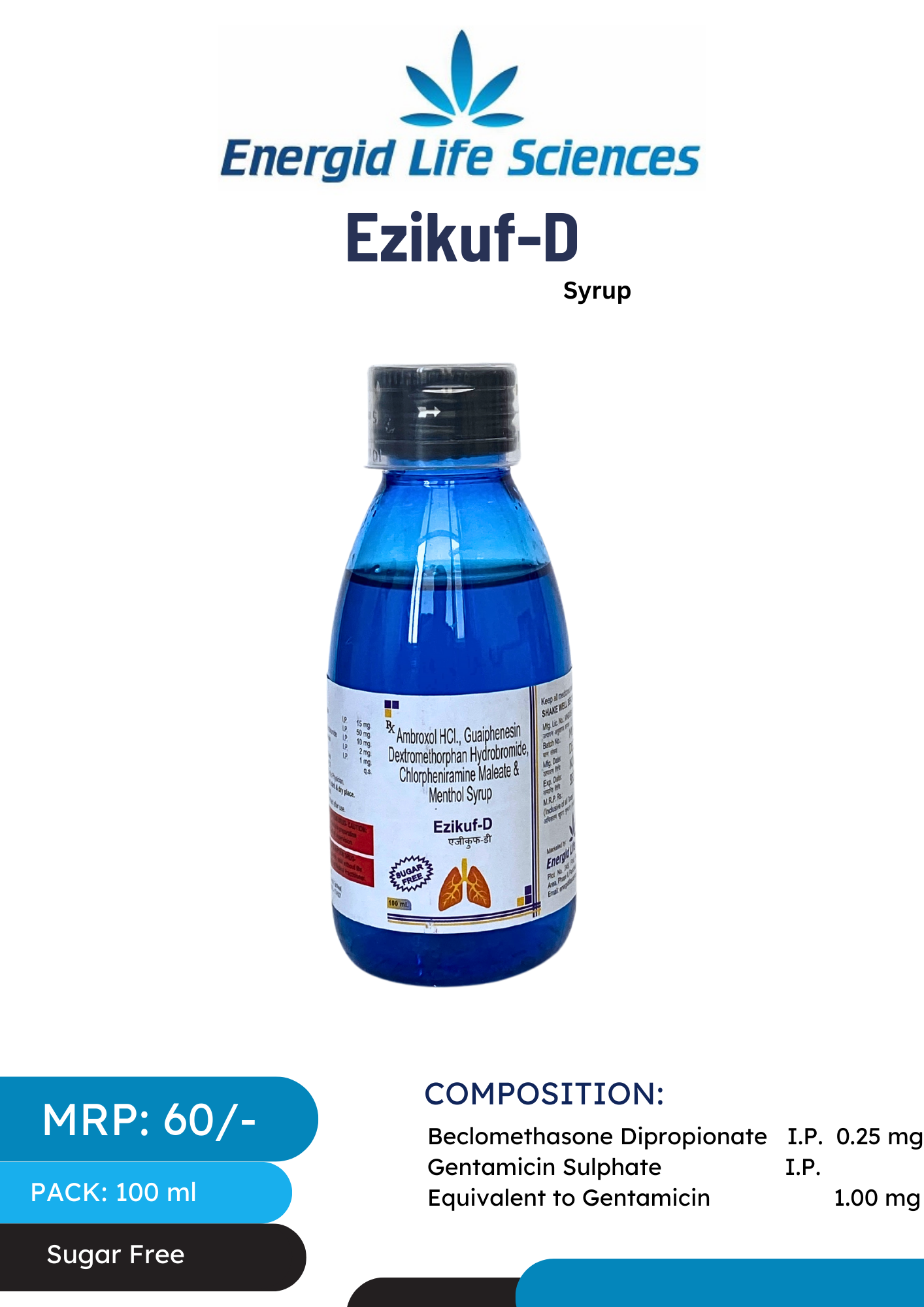 Ezikuf-D Syrup by Ezikuf for Respiratory Health