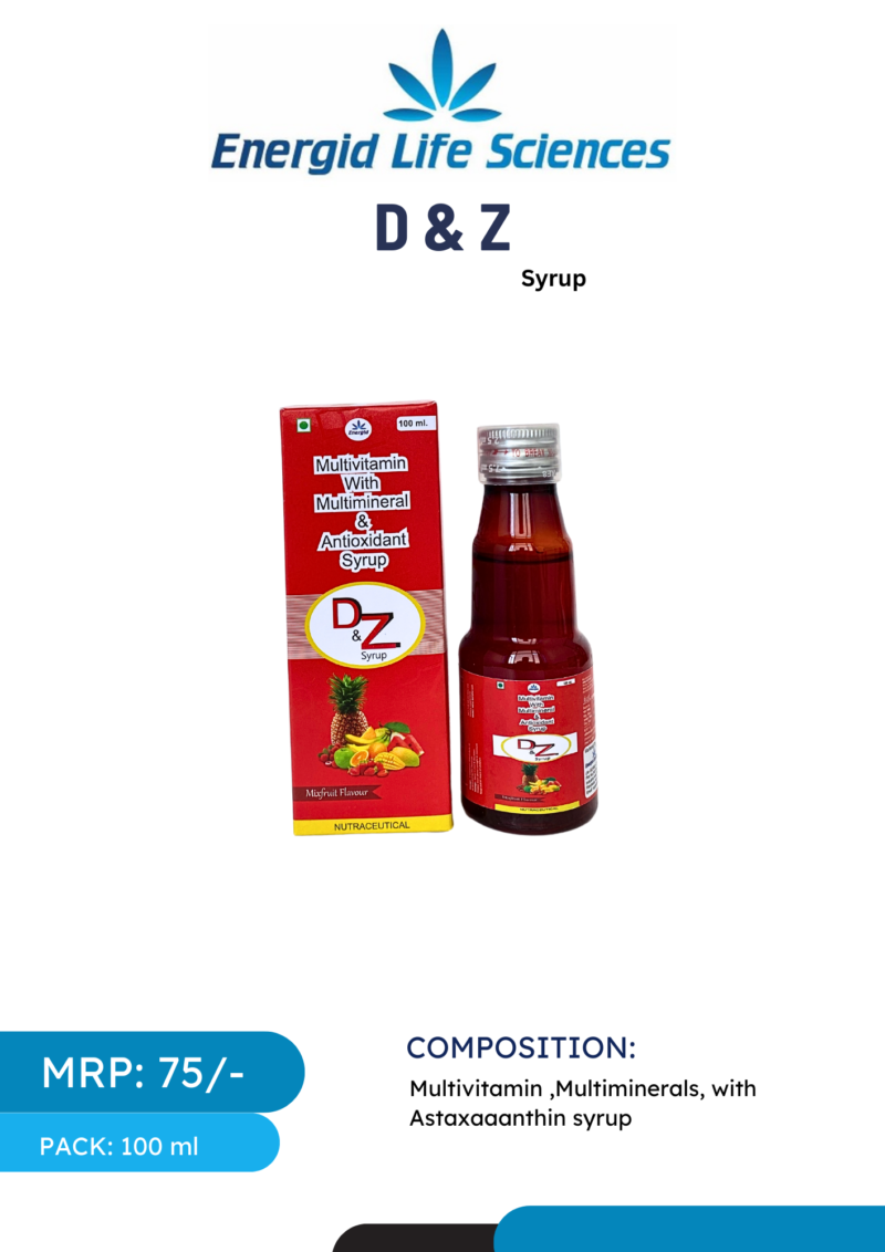 D & Z Syrup - Multivitamins, Multiminerals, and Antioxidants for Wellness