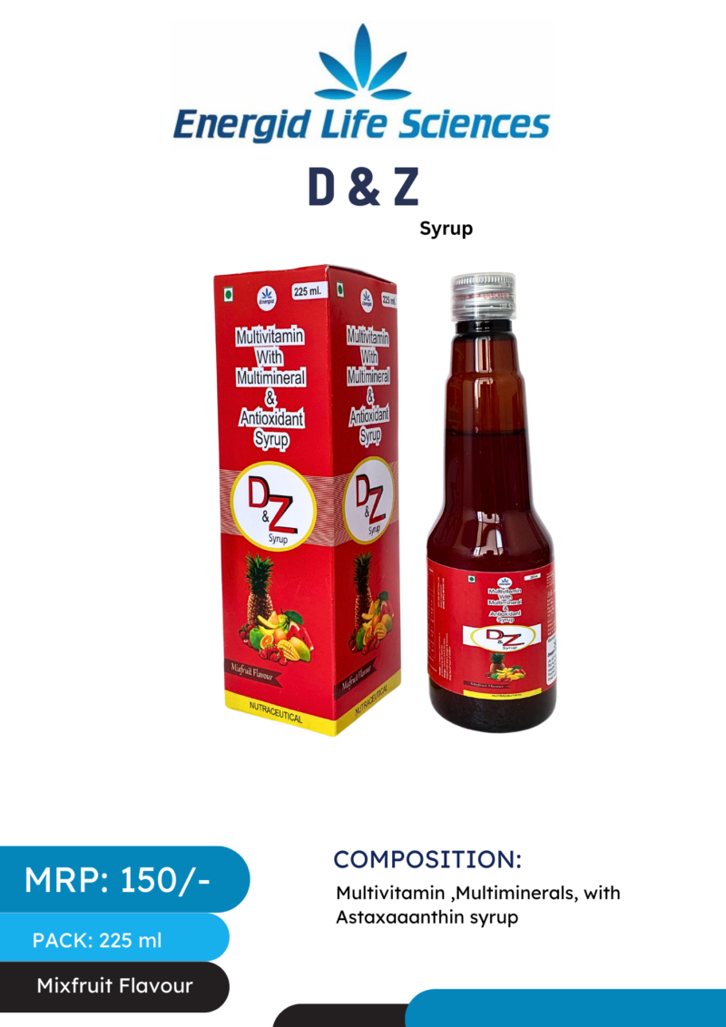 D & Z Syrup - Multivitamin, Multimineral with Astaxanthin