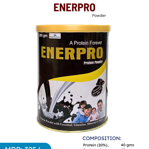 Enerpro Protein Powder for muscle recovery and energy support
