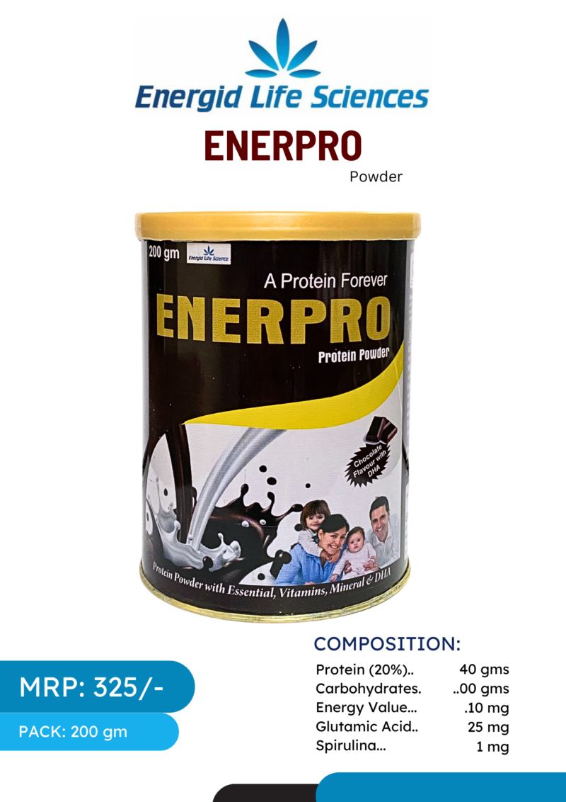 Enerpro Protein Powder for muscle recovery and energy support