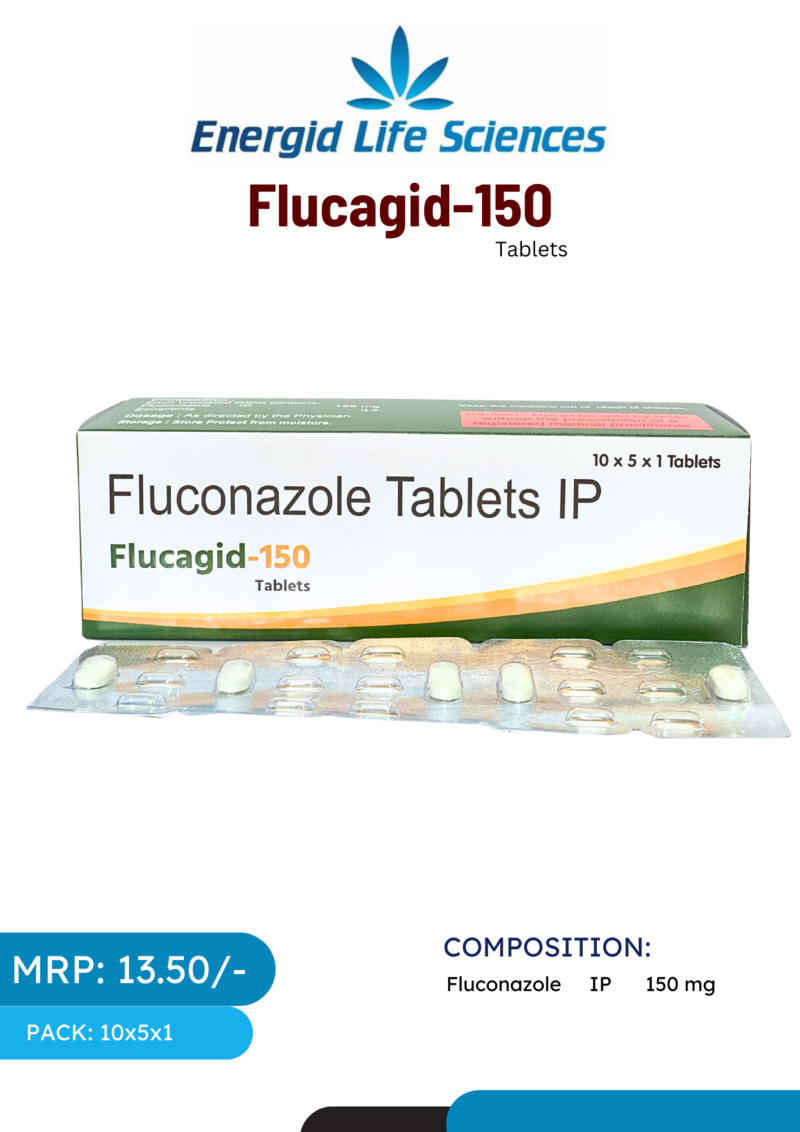 Flucagid-150 Tablets - Fluconazole 150mg for Fungal Infections Treatment
